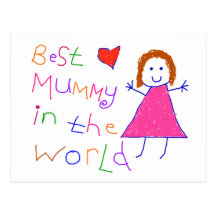 Beste Mama in der Welt Postkarte