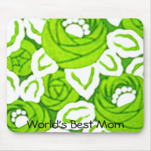 Beste Mamma BlumenMousepad
