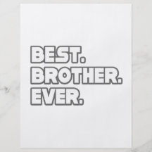 Bester Bruder überhaupt Personalisierte Flyer