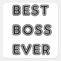 Bester Chef überhaupt Quadratsticker