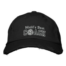 Bester der Volleyball-Trainer der Welt Bestickte Caps