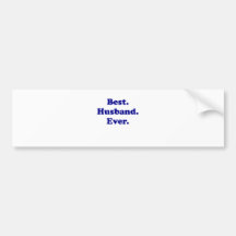 Bester Ehemann überhaupt Auto Sticker