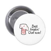 Bester Freakin Koch überhaupt Anstecknadelbuttons