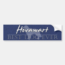 Bester HundHovawart Autoaufkleber