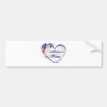 Bester Mamma-Schmutz-Blumenherz-Geschenke Autosticker