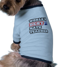 Bester Mathe-Lehrer der Welt Haustier T-shirt