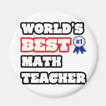 Bester Mathe-Lehrer der Welt Magnets