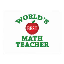 Bester Mathe-Lehrer der Welt Postkarte