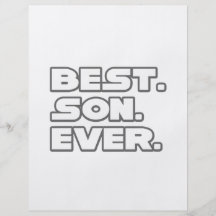 Bester Sohn überhaupt Bedruckte Flyer