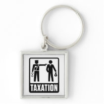 Besteuerung ist Gewalt Keychain schlüsselanhänger