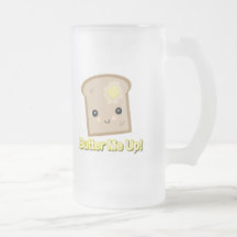 bestreichen Sie mich herauf Toast mit Butter Haferl