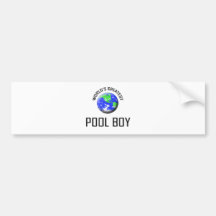 Bestster das Pool-Junge der Welt Autosticker