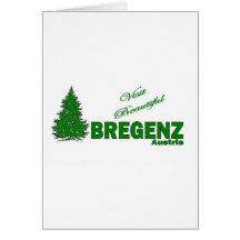 Besuch schönes Bregenz, Österreich Karte