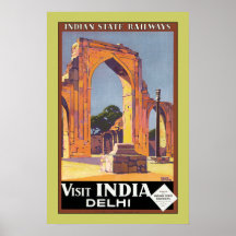 Besuchs-Indien ~ Delhi Posterdrucke