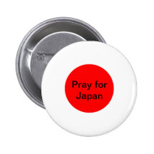Beten Sie für Japan Buttons