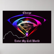 Betreten Sie mein Zellen-Plakat