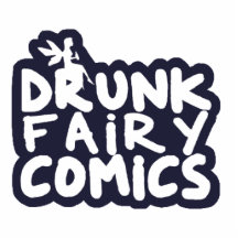 Betrunkene feenhafte Comicen stapelten Magneten Photo Statuen