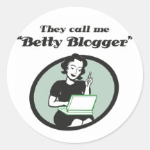 BettyBlogger Aufkleber