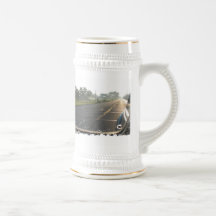 Beunruhigte Grenze Stein Kaffee Tassen