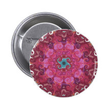 Bhuvaneshwari Yantra Mandala-Knopf Button