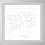 Bibel-Kunst-Digital-Bleistift-Druck Plakatdruck