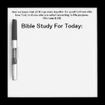Bibel-Studie für Tag-trockenes Löschen-Brett memoboards