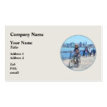 Bicycling Along Pier A Hoboken NJ Business Card Templates