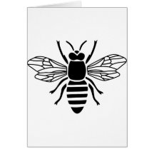 biene bee wasp bumble wespe hummel karte