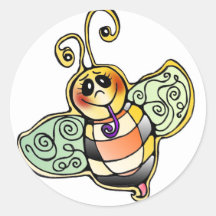 Biene Bienen aufkleber - sticker bee bees