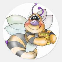 Biene Bienen aufkleber - sticker bee bees