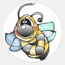 Biene Bienen aufkleber - sticker bee bees