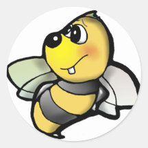 Biene Bienen aufkleber - sticker bee bees