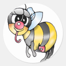 Biene Bienen aufkleber - sticker bee bees