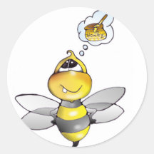 Biene Bienen aufkleber - sticker bee bees