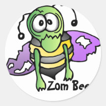 Biene Bienen bee bees sticker aufkleber Zombi
