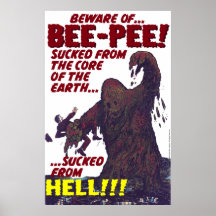 Biene-Pipi Plakat