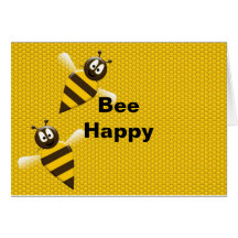 Bienen-glückliche Hummel-Gruß-Karte