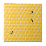 Bienen und Bienenwabe - Fliese