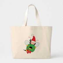 Bienen-Weihnachten Einkaufstaschen