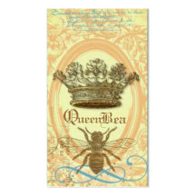 Bienenkönigin-königliche Kronen-Visitenkarte