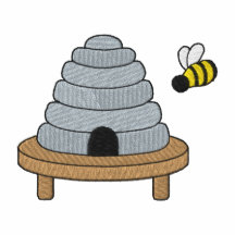 Bienenstock mit Biene Freizeitjacken