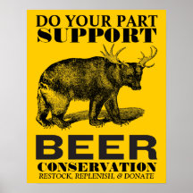 Bier-Erhaltungs-Plakat