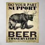 Bier-Erhaltungs-Plakat