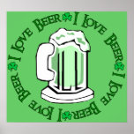 Bier-Liebhaber Plakatdruck