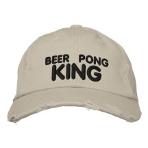 Bier Pong König Baseballkappe