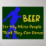 Bier-Tänzer Posterdrucke