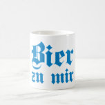 Bier zu mir bayrisch bayerisch Bayern bavarian Kaffeetasse