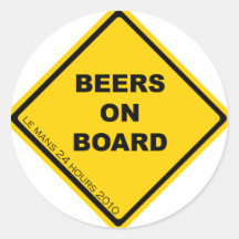 Biere an Bord des Aufkleber-Sets