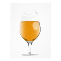 Bierglaseinladung