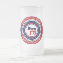 Bierkrug USA Demokrat Teetassen